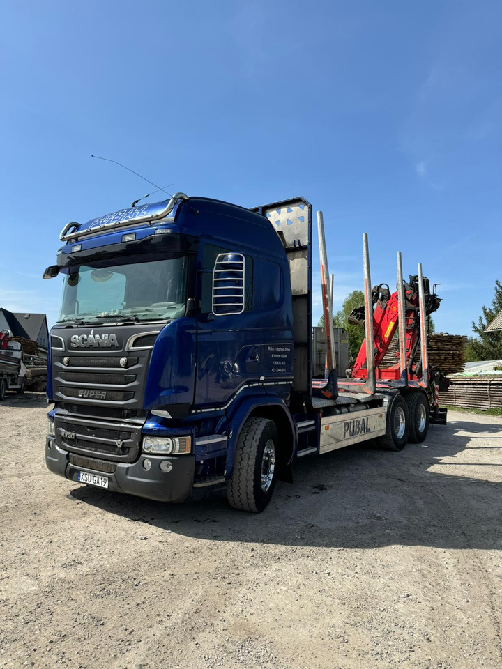 SCANIA R730 - شاحنة قطع الأشجار, شاحنة كرين: صورة 3 SCANIA R730 - شاحنة قطع الأشجار, شاحنة كرين: صورة 3