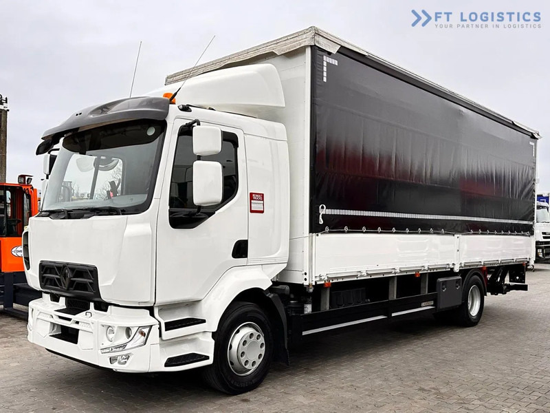 Renault Midlum 250 Renault D 250 / AUTOMATIC / 4X2 / 18 PALLETS / TAIL LIFT / SIDE BOARDS / curtainsider truck - شاحنة ذات ستائر جانبية: صورة 1 Renault Midlum 250 Renault D 250 / AUTOMATIC / 4X2 / 18 PALLETS / TAIL LIFT / SIDE BOARDS / curtainsider truck - شاحنة ذات ستائر جانبية: صورة 1