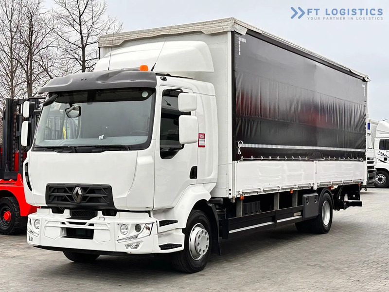 Renault Midlum 250 Renault D 250 / AUTOMATIC / 4X2 / 18 PALLETS / TAIL LIFT / SIDE BOARDS / curtainsider truck - شاحنة ذات ستائر جانبية: صورة 2 Renault Midlum 250 Renault D 250 / AUTOMATIC / 4X2 / 18 PALLETS / TAIL LIFT / SIDE BOARDS / curtainsider truck - شاحنة ذات ستائر جانبية: صورة 2