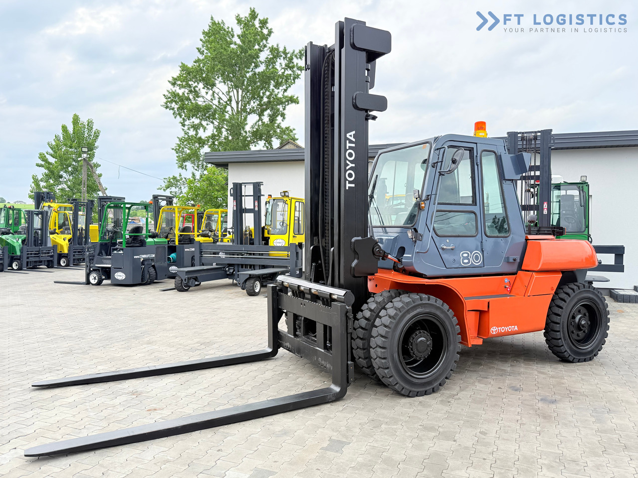 TOYOTA 60-5FD80 / DIESEL / DUPLEX - 4500MM / NEW TYRES / HEATED CABIN / 8 TON / UDT / EXCELLENT CONDITION - رافعة شوكية ديزل: صورة 1 TOYOTA 60-5FD80 / DIESEL / DUPLEX - 4500MM / NEW TYRES / HEATED CABIN / 8 TON / UDT / EXCELLENT CONDITION - رافعة شوكية ديزل: صورة 1