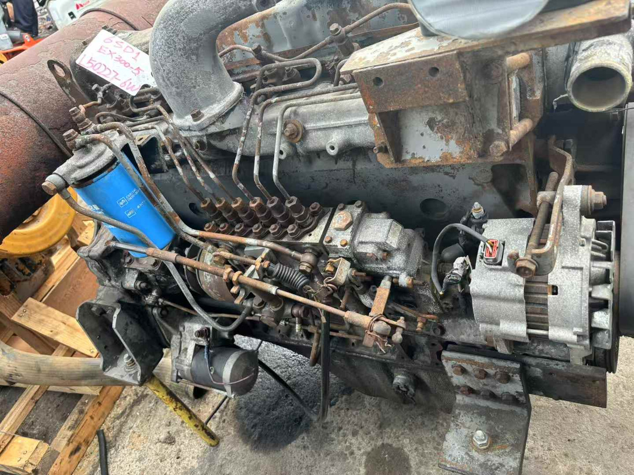 ISUZU 6SD1 - محرك - حفّار: صورة 1 ISUZU 6SD1 - محرك - حفّار: صورة 1
