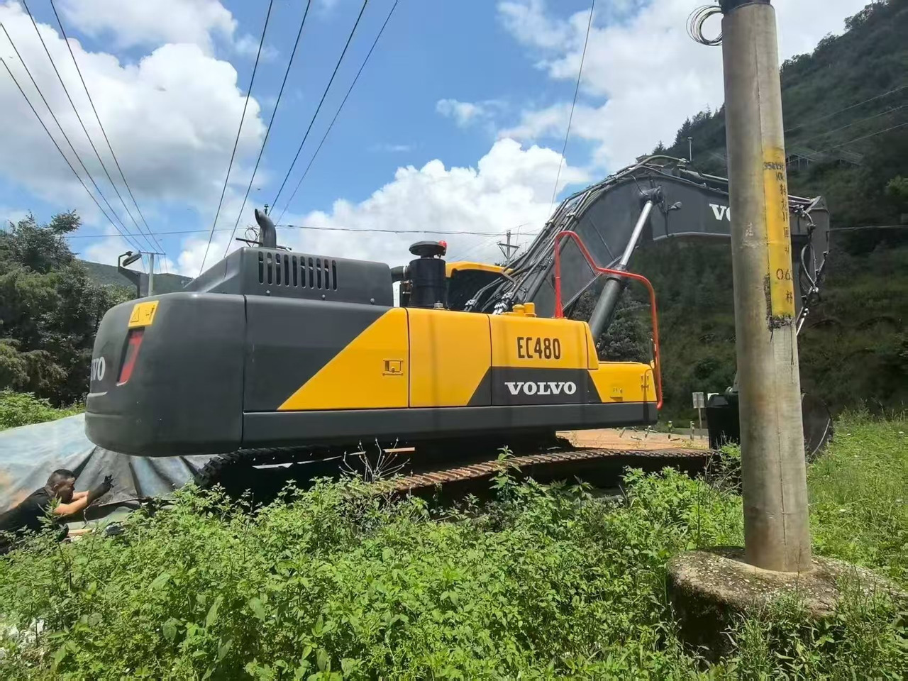 VOLVO EC480DL - حفار زاحف: صورة 3 VOLVO EC480DL - حفار زاحف: صورة 3