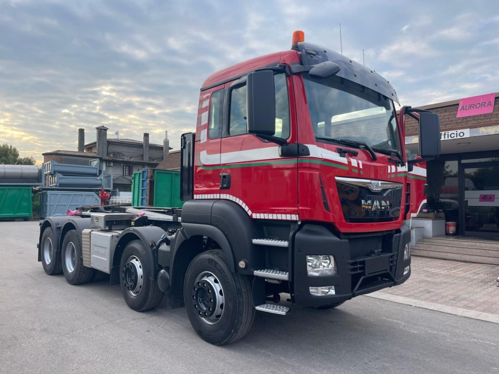 MAN TGS 41.480 SCARRABILE - شاحنة برافعة خطافية: صورة 2 MAN TGS 41.480 SCARRABILE - شاحنة برافعة خطافية: صورة 2