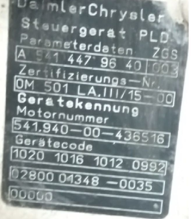 Mercedes-Benz OM 501 LA.III/15-00 Mercedes-Benz ACTROS - محرك - شاحنة: صورة 2 Mercedes-Benz OM 501 LA.III/15-00 Mercedes-Benz ACTROS - محرك - شاحنة: صورة 2