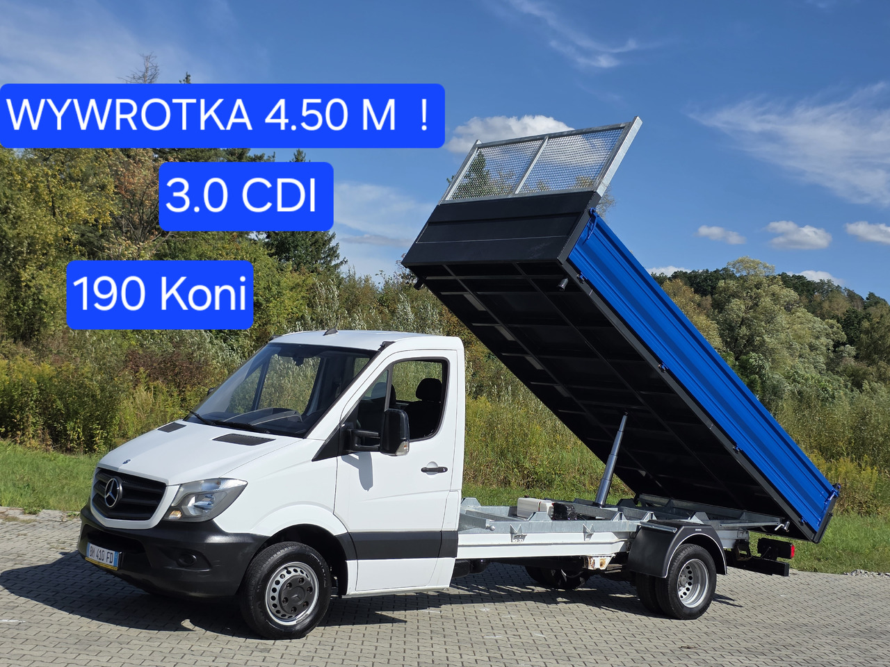 MERCEDES-BENZ Sprinter 419 CDI Wywrotka 4.50 M ! Kiper 3-Stronny ! Klima ! 3.0 CDI * 190 Km ! - قلاب صغير: صورة 1 MERCEDES-BENZ Sprinter 419 CDI Wywrotka 4.50 M ! Kiper 3-Stronny ! Klima ! 3.0 CDI * 190 Km ! - قلاب صغير: صورة 1