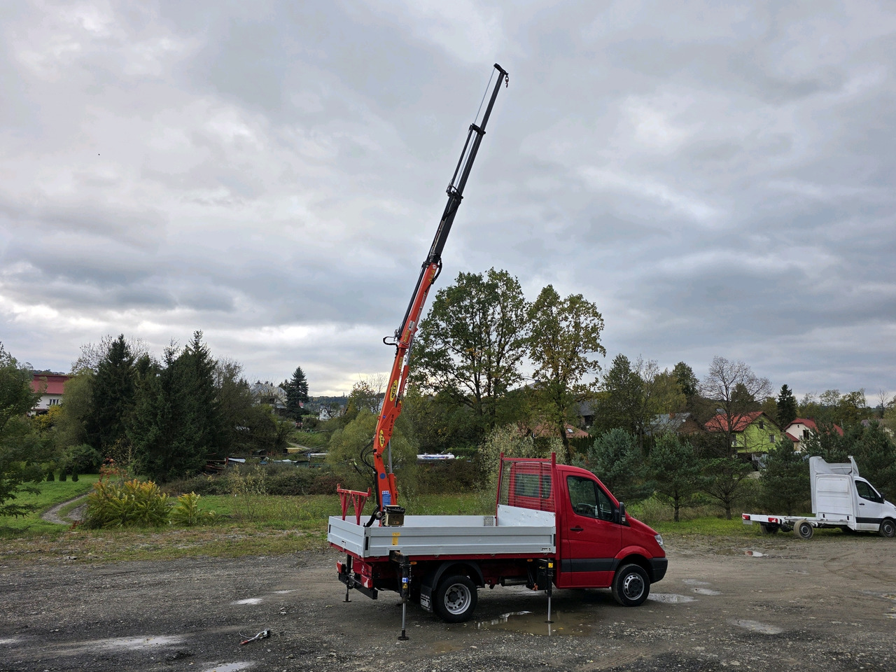 شاحنة توصيل مفتوحة Mercedes-Benz Sprinter 418 CDI Skrzynia +HDS 10.5 M +Pilot  ! 87000km !: صورة 7 شاحنة توصيل مفتوحة Mercedes-Benz Sprinter 418 CDI Skrzynia +HDS 10.5 M +Pilot  ! 87000km !: صورة 7