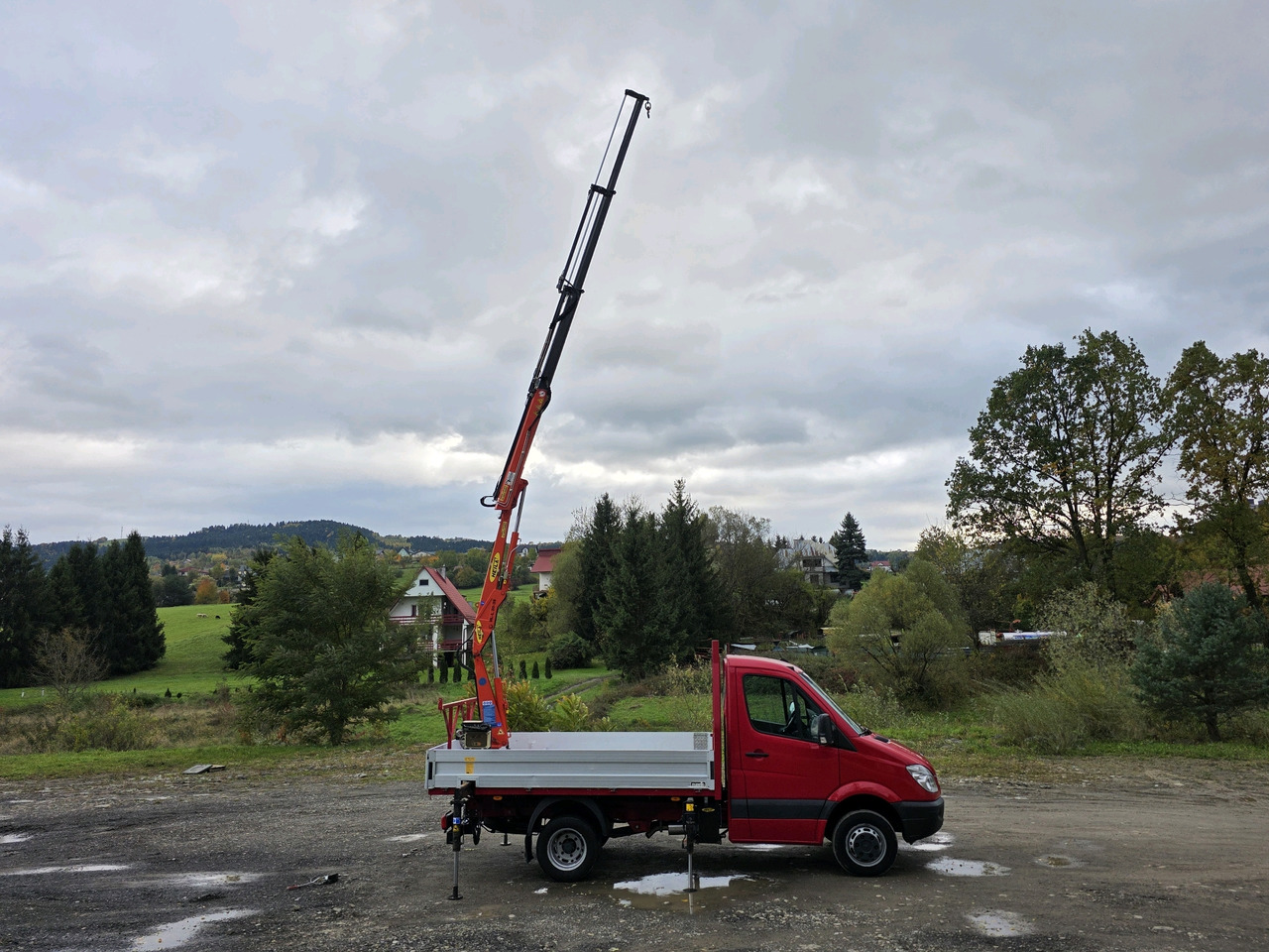 Mercedes-Benz Sprinter 418 CDI Skrzynia +HDS 10.5 M +Pilot ! 87000km ! - شاحنة توصيل مفتوحة: صورة 5 Mercedes-Benz Sprinter 418 CDI Skrzynia +HDS 10.5 M +Pilot ! 87000km ! - شاحنة توصيل مفتوحة: صورة 5