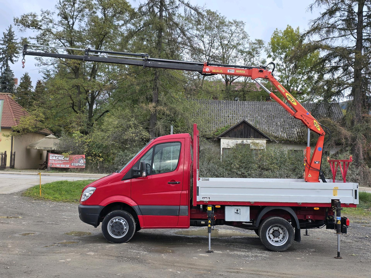 Mercedes-Benz Sprinter 418 CDI Skrzynia +HDS 10.5 M +Pilot ! 87000km ! - شاحنة توصيل مفتوحة: صورة 4 Mercedes-Benz Sprinter 418 CDI Skrzynia +HDS 10.5 M +Pilot ! 87000km ! - شاحنة توصيل مفتوحة: صورة 4