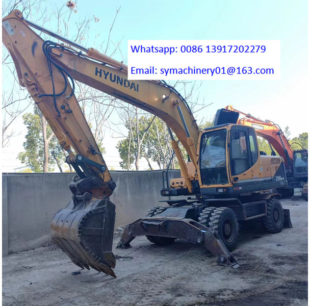 Hyundai R210W - حفار ذو عجلات: صورة 2 Hyundai R210W - حفار ذو عجلات: صورة 2