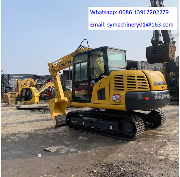 Komatsu PC60-8 - حفار صغير: صورة 3 Komatsu PC60-8 - حفار صغير: صورة 3