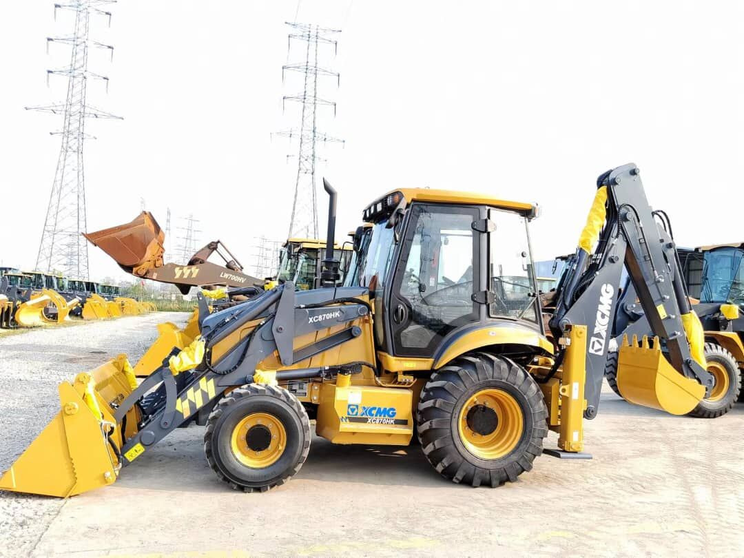 لودر ذو محراث خلفي/ باكهو للبيع  New XCMG XC870HK backhoe loader: صورة 7