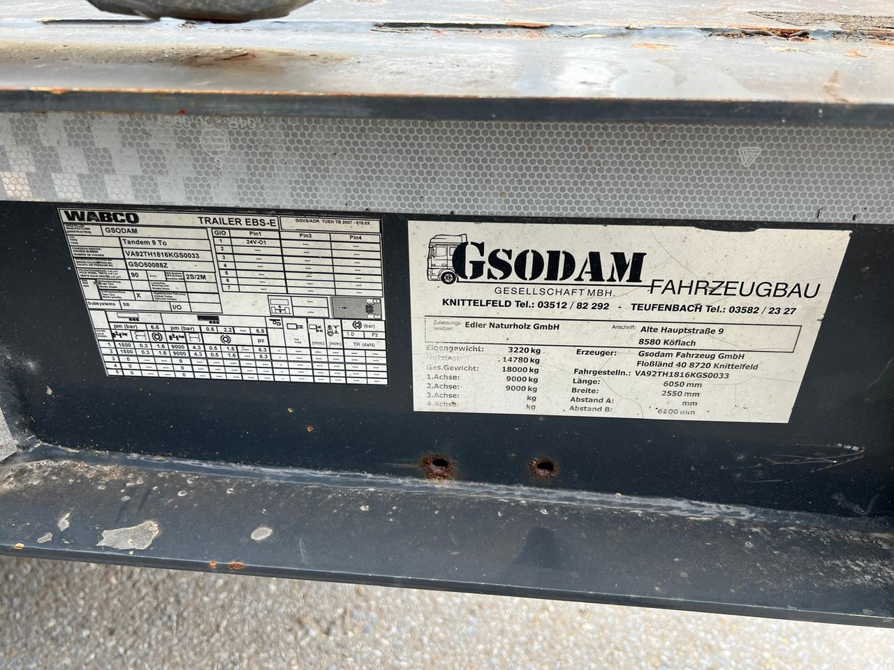 Schwarzmüller Gsodam 18t Zentralachsanhänger - مقطورة اخشاب: صورة 5 Schwarzmüller Gsodam 18t Zentralachsanhänger - مقطورة اخشاب: صورة 5