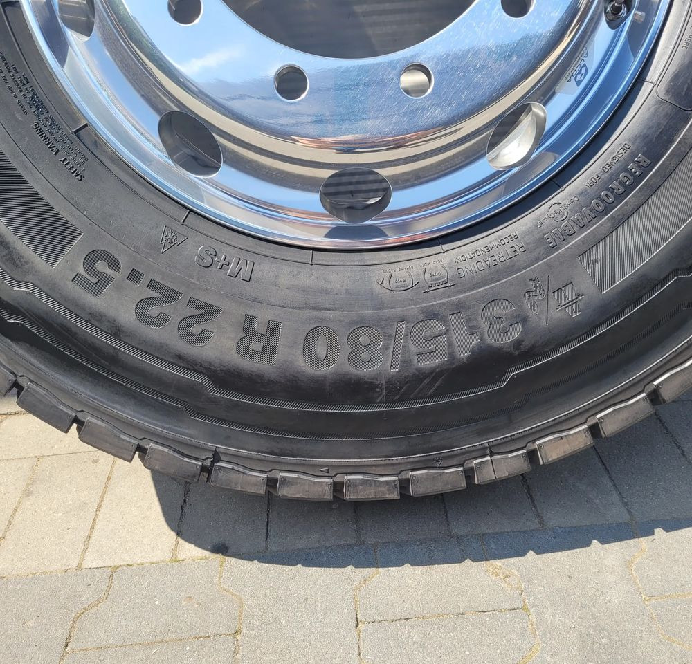 KOŁO CONTINENTAL 315/80R22.5 HYBRID HB3 ALUS ALCOA 9.00 NOWA Chwalim116 - الإطارات والجنوط - شاحنة: صورة 3 KOŁO CONTINENTAL 315/80R22.5 HYBRID HB3 ALUS ALCOA 9.00 NOWA Chwalim116 - الإطارات والجنوط - شاحنة: صورة 3