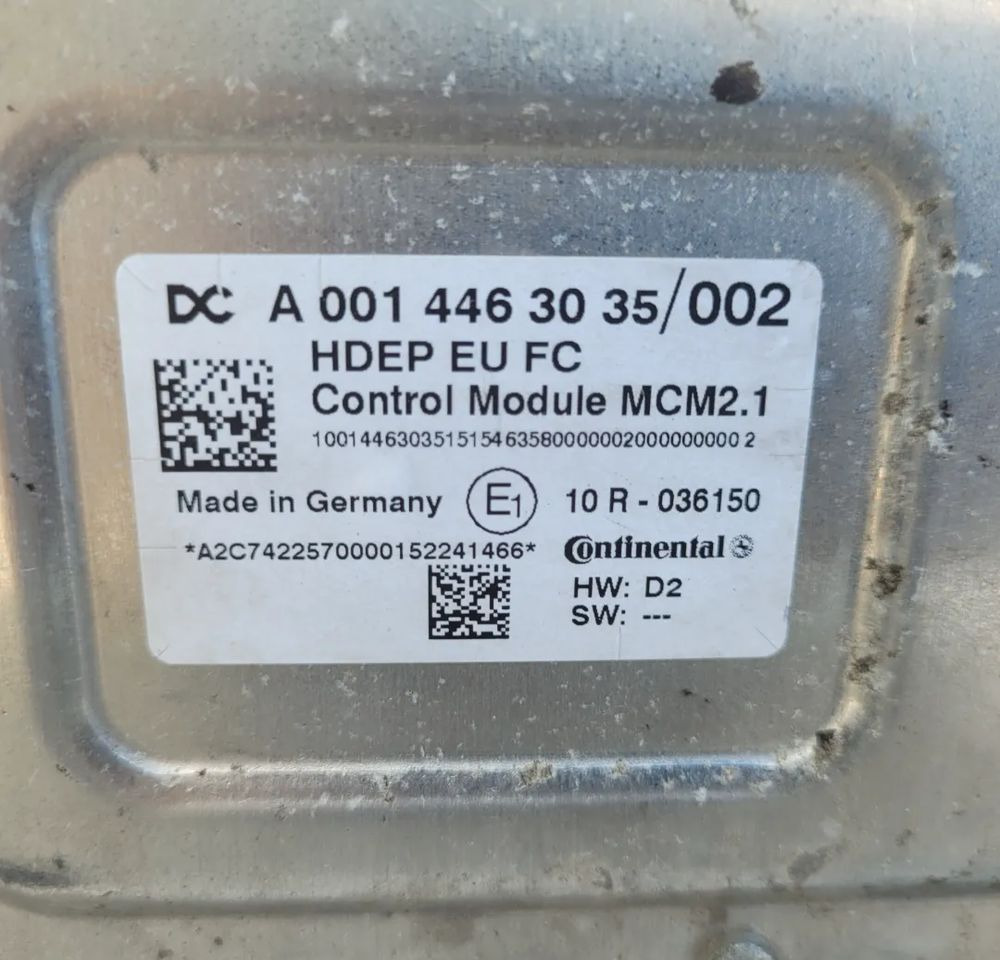 STEROWNIK MCM 2.1 MERCEDES ACTROS A001 446 3035/002 - وحدة إي سي يو - شاحنة: صورة 2 STEROWNIK MCM 2.1 MERCEDES ACTROS A001 446 3035/002 - وحدة إي سي يو - شاحنة: صورة 2