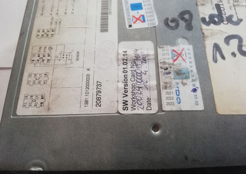 TACHOGRAF VOLVO FH 20879737 1.2 - جهاز تسجيل السرعة - شاحنة: صورة 2 TACHOGRAF VOLVO FH 20879737 1.2 - جهاز تسجيل السرعة - شاحنة: صورة 2