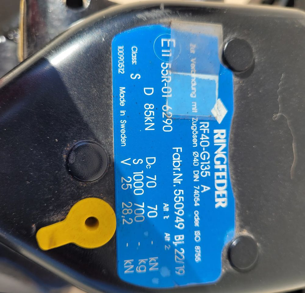 ZACZEP NOWY ORYGINAŁ RINGFEDER C-40 TYP RF40-G135A - قارنة التوصيل السريعة - شاحنة: صورة 3 ZACZEP NOWY ORYGINAŁ RINGFEDER C-40 TYP RF40-G135A - قارنة التوصيل السريعة - شاحنة: صورة 3