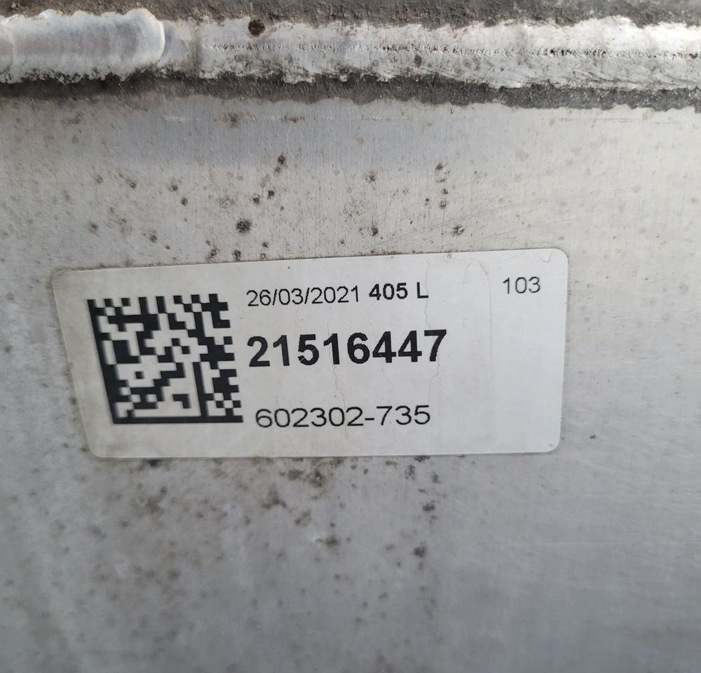 ZBIORNIK PALIWA VOLVO FH4 21516447 405L ORYGINAŁ CHWALIM116 - خزان الوقود - شاحنة: صورة 4 ZBIORNIK PALIWA VOLVO FH4 21516447 405L ORYGINAŁ CHWALIM116 - خزان الوقود - شاحنة: صورة 4