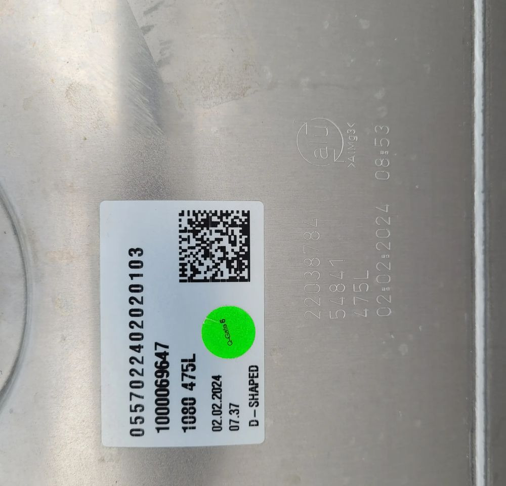 ZBIORNIK PALIWA VOLVO FH4 FH5 GAMA 150X55X68 CM 475L 22038784 CHWALIM116 - خزان الوقود - شاحنة: صورة 4 ZBIORNIK PALIWA VOLVO FH4 FH5 GAMA 150X55X68 CM 475L 22038784 CHWALIM116 - خزان الوقود - شاحنة: صورة 4