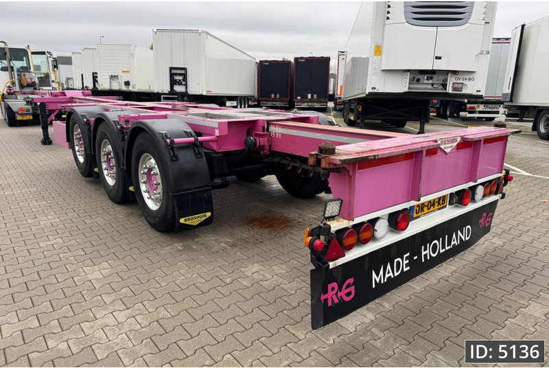 Broshuis 3UCC-39/45 Multi / 2x Extandable / 2x Lift Axle - ناقل حاوية/ نصف مقطورة بحاوية: صورة 3 Broshuis 3UCC-39/45 Multi / 2x Extandable / 2x Lift Axle - ناقل حاوية/ نصف مقطورة بحاوية: صورة 3