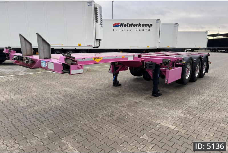Broshuis 3UCC-39/45 Multi / 2x Extandable / 2x Lift Axle - ناقل حاوية/ نصف مقطورة بحاوية: صورة 1 Broshuis 3UCC-39/45 Multi / 2x Extandable / 2x Lift Axle - ناقل حاوية/ نصف مقطورة بحاوية: صورة 1