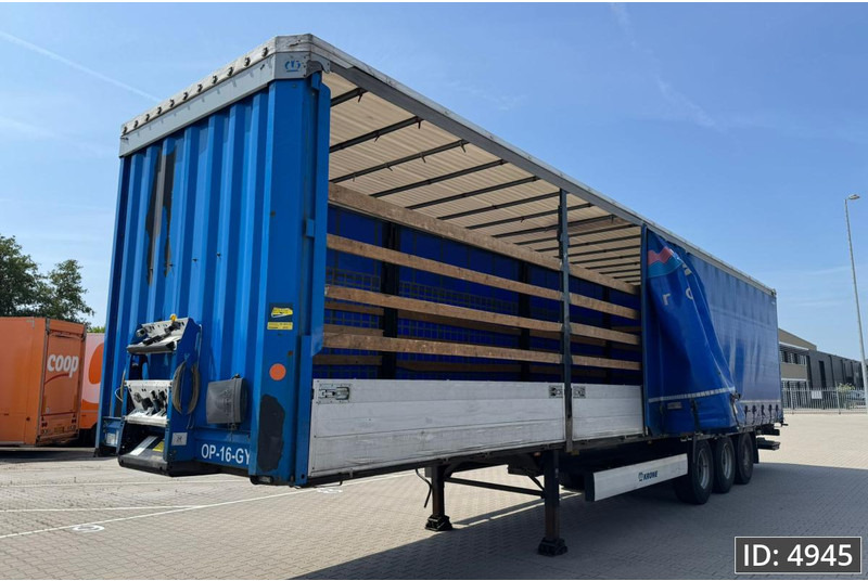 Krone SD / Sideboards / Drum brakes / DHOLLANDIA 2000KG - نصف مقطورة بستائر جانبية: صورة 1 Krone SD / Sideboards / Drum brakes / DHOLLANDIA 2000KG - نصف مقطورة بستائر جانبية: صورة 1