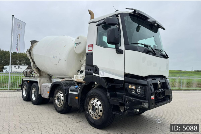 Renault C480 Day Cab, Euro 6, 8x4 / Full steel / 9m3 / TOP!! - شاحنة خلاطة خرسانة: صورة 4 Renault C480 Day Cab, Euro 6, 8x4 / Full steel / 9m3 / TOP!! - شاحنة خلاطة خرسانة: صورة 4