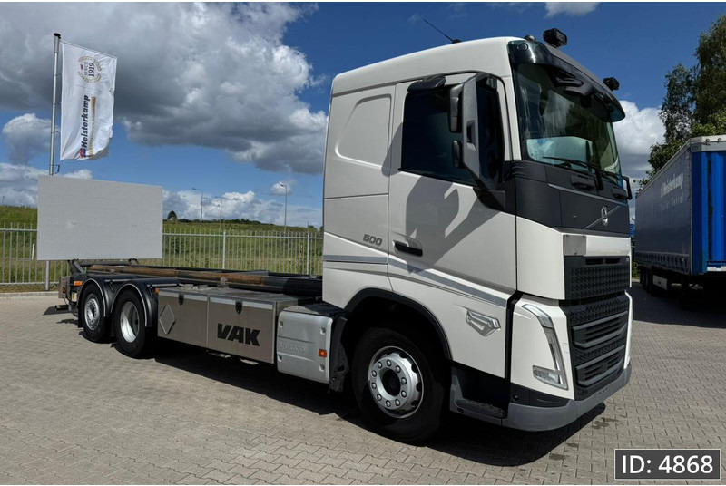 Volvo FH 500 Globetrotter, Euro 6, / 6x2 / Hydraulic body / frame 7.4 m / Tail lift - ناقلة حاويات/ شاحنة حاويات: صورة 4 Volvo FH 500 Globetrotter, Euro 6, / 6x2 / Hydraulic body / frame 7.4 m / Tail lift - ناقلة حاويات/ شاحنة حاويات: صورة 4