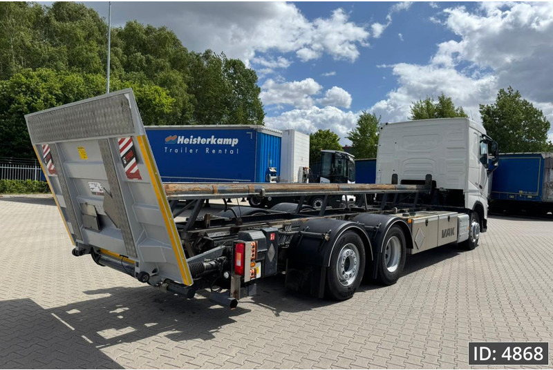 Volvo FH 500 Globetrotter, Euro 6, / 6x2 / Hydraulic body / frame 7.4 m / Tail lift - ناقلة حاويات/ شاحنة حاويات: صورة 3 Volvo FH 500 Globetrotter, Euro 6, / 6x2 / Hydraulic body / frame 7.4 m / Tail lift - ناقلة حاويات/ شاحنة حاويات: صورة 3