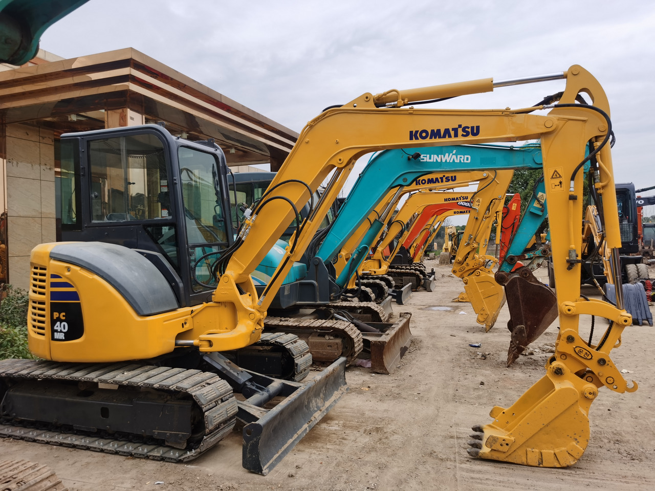 حفار صغير Komatsu Mini Excavator Pc40MR: صورة 9