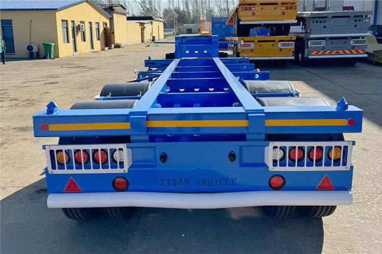 TITAN 2 Axle 20ft ISO Tank Chassis Trailer for Sale In Papua New Guinea - نصف مقطورة بهيكل معدني: صورة 4 TITAN 2 Axle 20ft ISO Tank Chassis Trailer for Sale In Papua New Guinea - نصف مقطورة بهيكل معدني: صورة 4