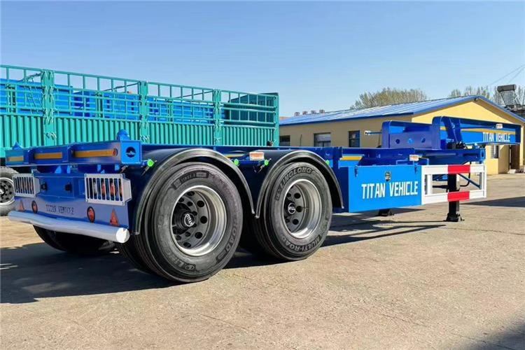 TITAN 2 Axle 20ft ISO Tank Chassis Trailer for Sale In Papua New Guinea - نصف مقطورة بهيكل معدني: صورة 5 TITAN 2 Axle 20ft ISO Tank Chassis Trailer for Sale In Papua New Guinea - نصف مقطورة بهيكل معدني: صورة 5