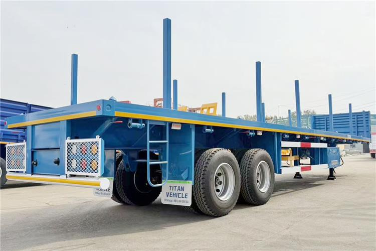 TITAN 2 Axle Wood Log Trailer Flatbed Trailer for Sale In Zimbabwe - نصف مقطورة مسطحة: صورة 3 TITAN 2 Axle Wood Log Trailer Flatbed Trailer for Sale In Zimbabwe - نصف مقطورة مسطحة: صورة 3