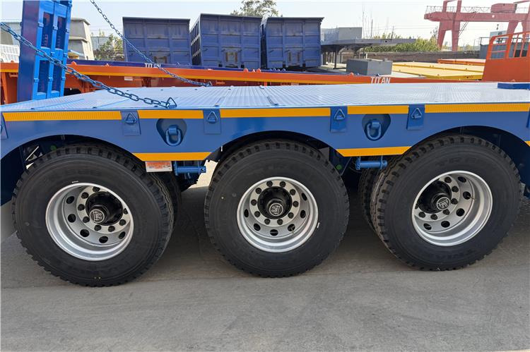 TITAN 3 Axle 80 Ton Low Bed Trailer Price for Sale In Nigeria - نصف مقطورة بلودر منخفض: صورة 2 TITAN 3 Axle 80 Ton Low Bed Trailer Price for Sale In Nigeria - نصف مقطورة بلودر منخفض: صورة 2