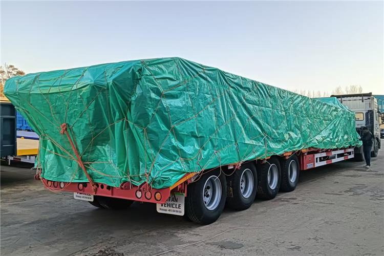 TITAN 4 Axle 100 Ton Low Bed Truck Trailer for Sale In Zambia - نصف مقطورة بلودر منخفض: صورة 1 TITAN 4 Axle 100 Ton Low Bed Truck Trailer for Sale In Zambia - نصف مقطورة بلودر منخفض: صورة 1