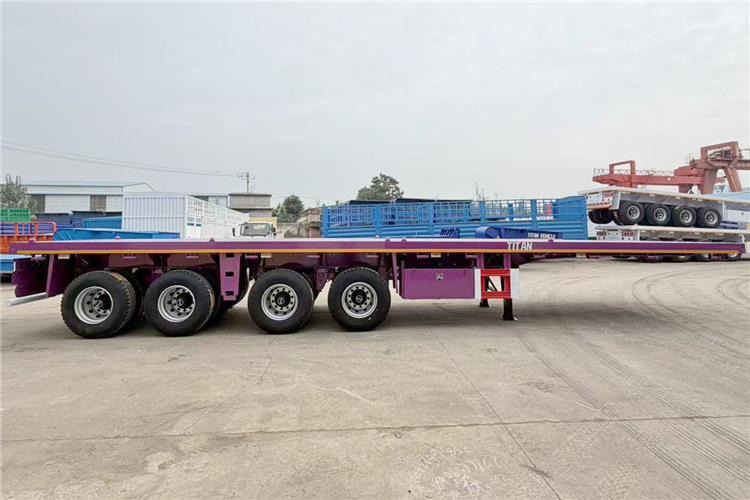 TITAN 4 Axle 40ft Flatbed Semi Trailer for Sale In Guam - نصف مقطورة مسطحة: صورة 2 TITAN 4 Axle 40ft Flatbed Semi Trailer for Sale In Guam - نصف مقطورة مسطحة: صورة 2