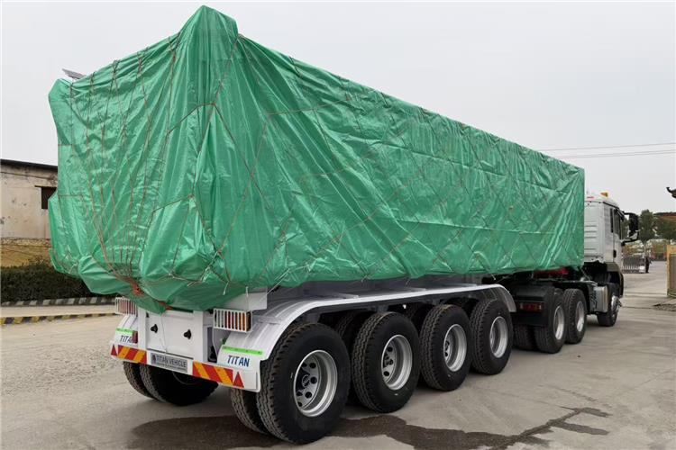 TITAN 4 Axle 80 Ton Dump Semi Trailer for Sale In Cameroon - نصف مقطورة قلابة: صورة 4 TITAN 4 Axle 80 Ton Dump Semi Trailer for Sale In Cameroon - نصف مقطورة قلابة: صورة 4