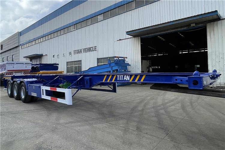 TITAN 40ft Container Chassis Trailer for Sale In Guam - نصف مقطورة بهيكل معدني: صورة 3 TITAN 40ft Container Chassis Trailer for Sale In Guam - نصف مقطورة بهيكل معدني: صورة 3