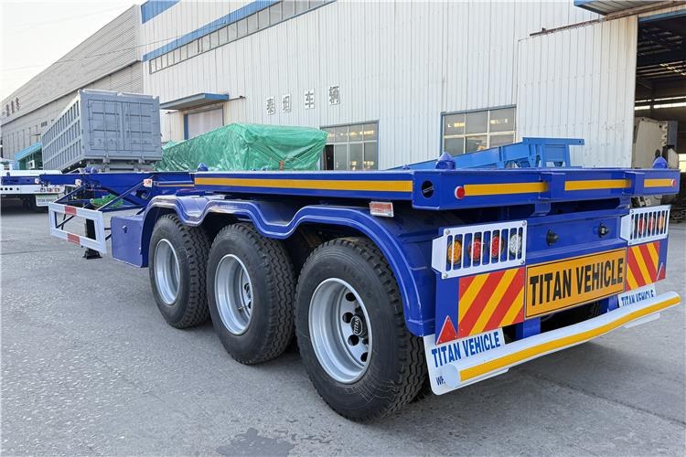 TITAN Sales Promotion 40 feet Container Trailer for Sale In Mexico - نصف مقطورة بهيكل معدني: صورة 3 TITAN Sales Promotion 40 feet Container Trailer for Sale In Mexico - نصف مقطورة بهيكل معدني: صورة 3