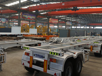 TITAN Shipping Container Trailer for Sale in Ghana - نصف مقطورة بهيكل معدني: صورة 3 TITAN Shipping Container Trailer for Sale in Ghana - نصف مقطورة بهيكل معدني: صورة 3