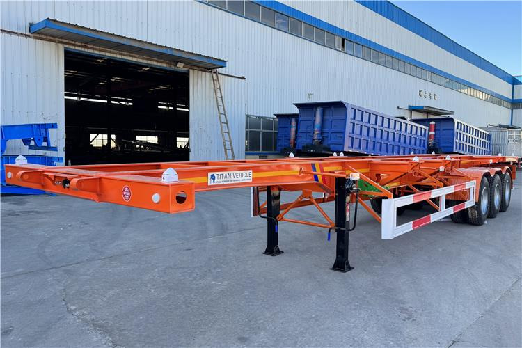 TITAN Tri Axle Skeletal Trailer for Sale In Uganda - نصف مقطورة بهيكل معدني: صورة 3 TITAN Tri Axle Skeletal Trailer for Sale In Uganda - نصف مقطورة بهيكل معدني: صورة 3
