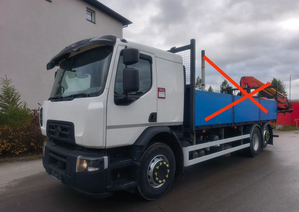 Renault D 26.320 6x2 podwozie do zabudowy - شاحنة بهيكل معدني للمقصورة: صورة 1 Renault D 26.320 6x2 podwozie do zabudowy - شاحنة بهيكل معدني للمقصورة: صورة 1