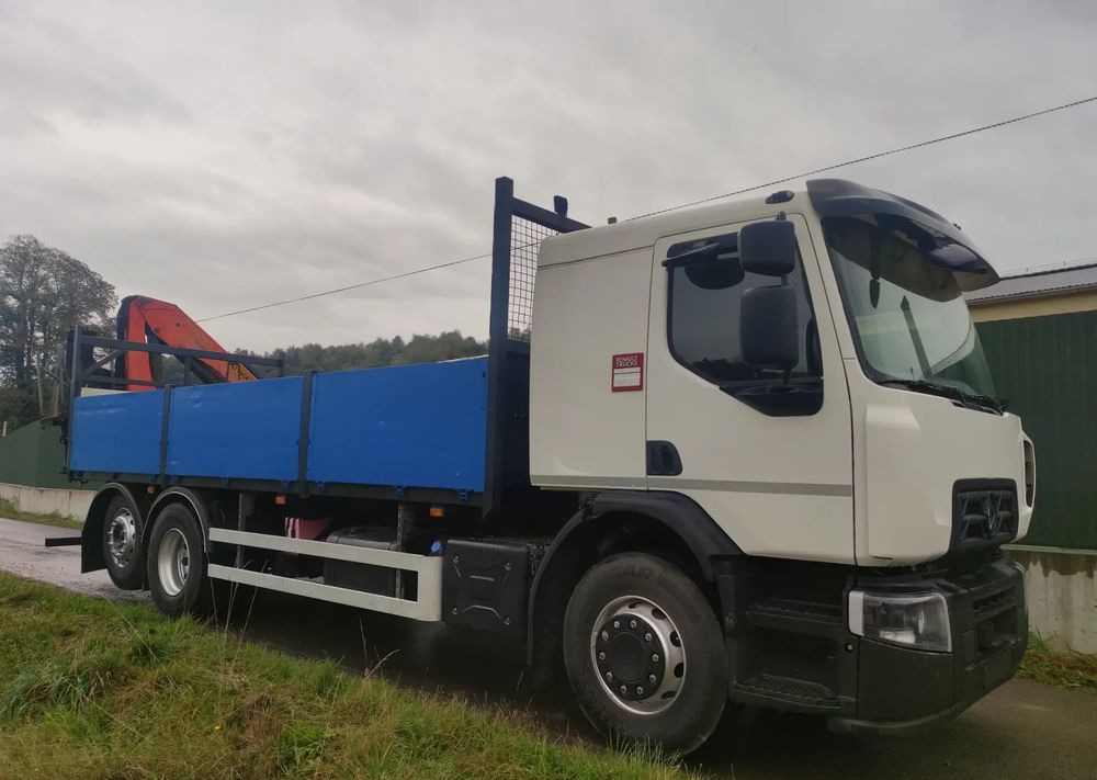 Renault Gama D 26.320 skrzynia hds palfinger PK15500 - شاحنات مسطحة, شاحنة كرين: صورة 3 Renault Gama D 26.320 skrzynia hds palfinger PK15500 - شاحنات مسطحة, شاحنة كرين: صورة 3