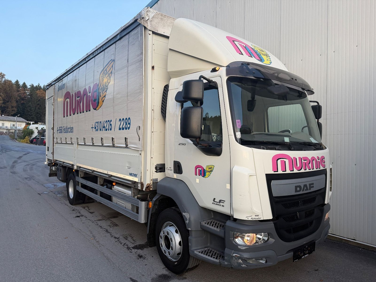 DAF LF 250 16T/LBW €6 - شاحنة ذات ستائر جانبية: صورة 2 DAF LF 250 16T/LBW €6 - شاحنة ذات ستائر جانبية: صورة 2