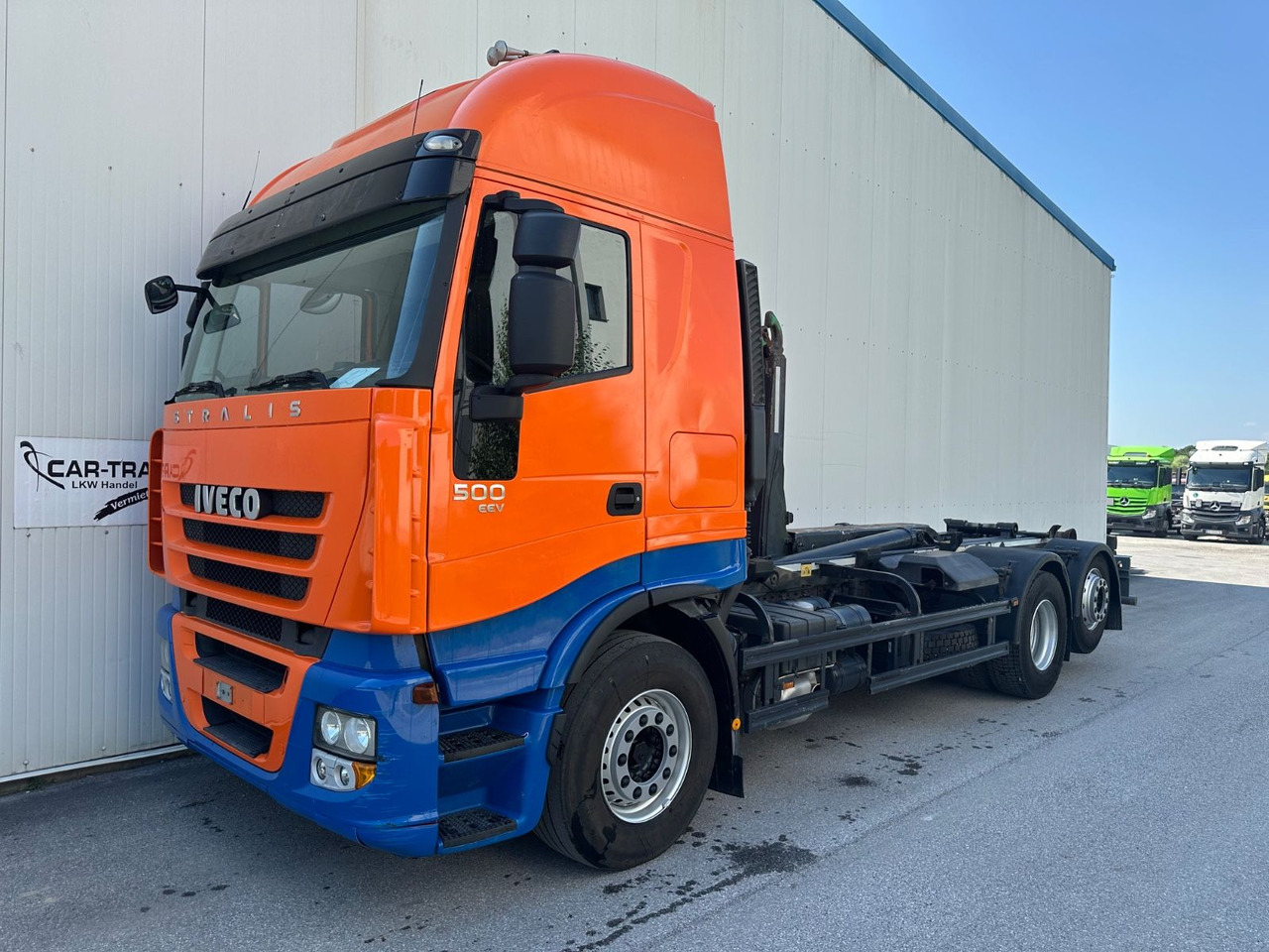 Iveco Stralis 500EEV 20T Meiller Lenkachse Retarder - شاحنة برافعة خطافية: صورة 1 Iveco Stralis 500EEV 20T Meiller Lenkachse Retarder - شاحنة برافعة خطافية: صورة 1