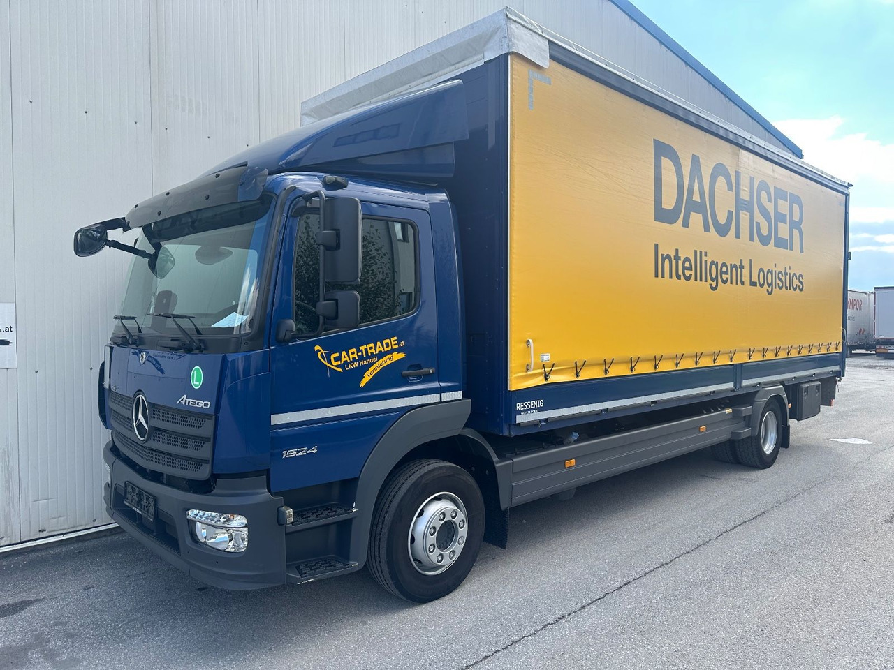 Mercedes-Benz Atego 1524 LBW - شاحنة ذات ستائر جانبية: صورة 1 Mercedes-Benz Atego 1524 LBW - شاحنة ذات ستائر جانبية: صورة 1