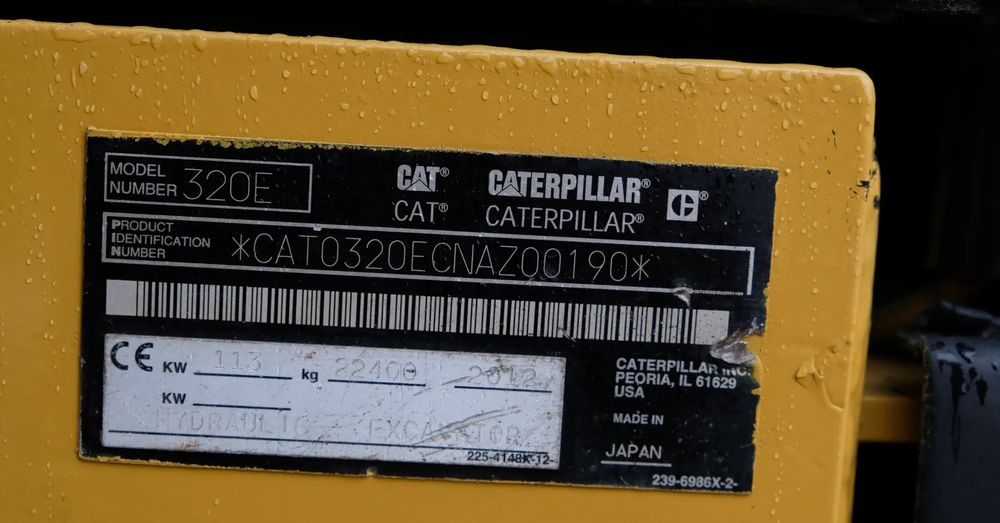 Caterpillar cat 320EL - حفار زاحف: صورة 5 Caterpillar cat 320EL - حفار زاحف: صورة 5