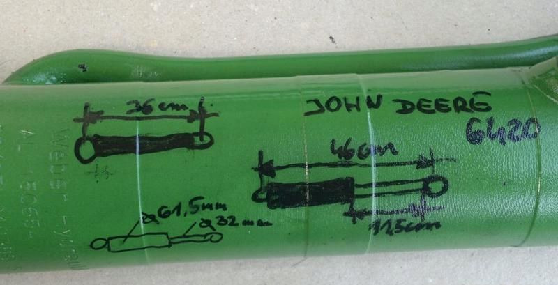 JOHN DEERE 6420 SIŁOWNIK AL150654 - المقود: صورة 3 JOHN DEERE 6420 SIŁOWNIK AL150654 - المقود: صورة 3