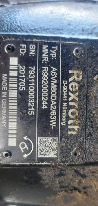 Silnik hydrauliczny hydromatik A6VM80DA - موتور هيدروليكي - آلات الإنشاء: صورة 5 Silnik hydrauliczny hydromatik A6VM80DA - موتور هيدروليكي - آلات الإنشاء: صورة 5