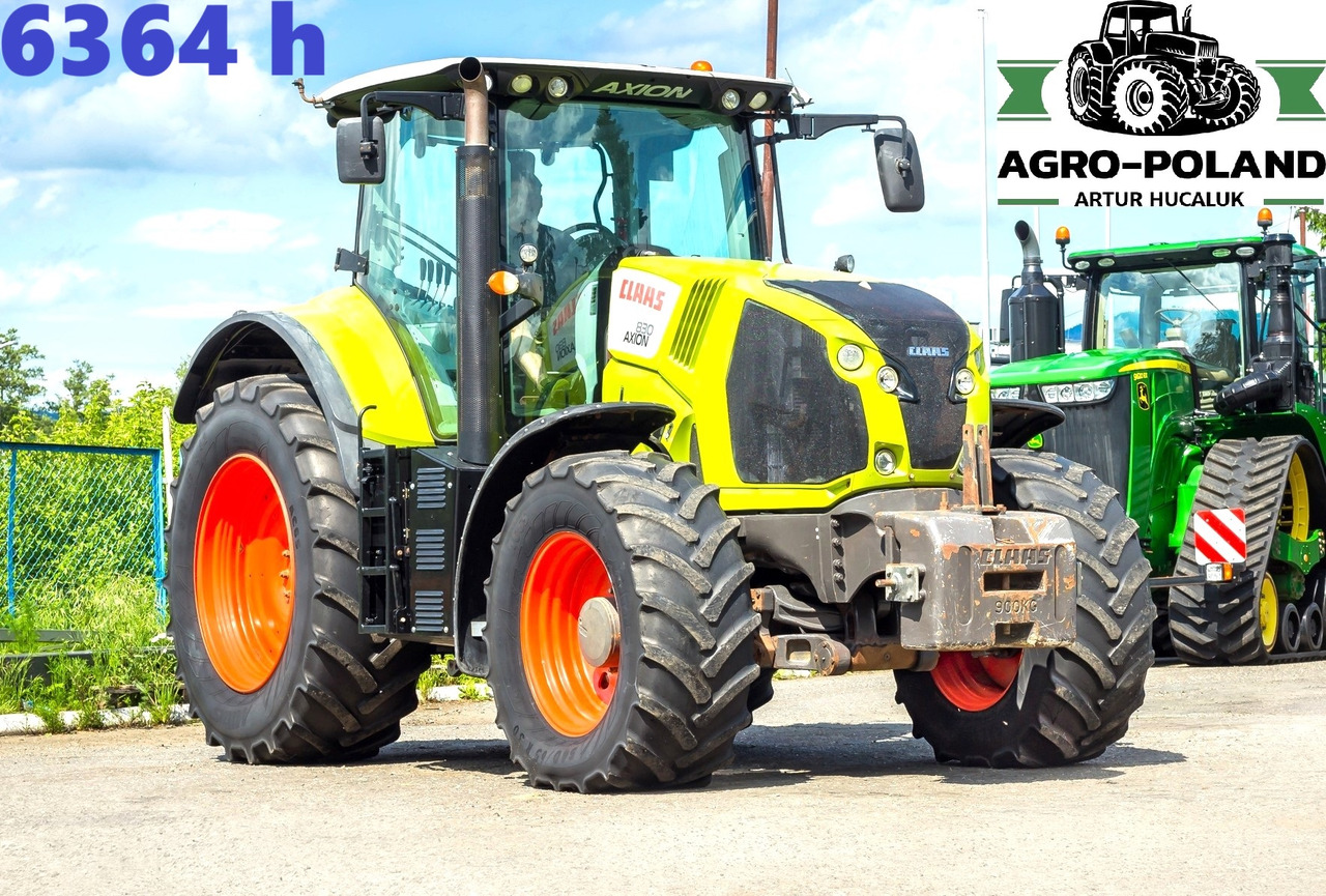 CLAAS AXION 830 - 2017 ROK - 6364 h - ORYGINALNE OPONY - جرار: صورة 1 CLAAS AXION 830 - 2017 ROK - 6364 h - ORYGINALNE OPONY - جرار: صورة 1