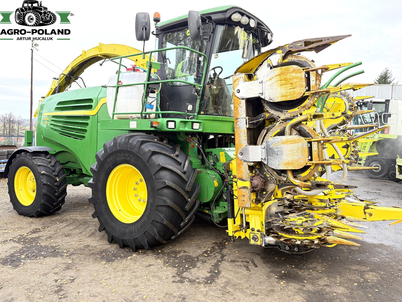 JOHN DEERE 7480 - ProDrive - 4x4 - 2014 rok - Kemper 360 plus - Pickup 630c - 40 km/h - حصادة الأعلاف: صورة 1 JOHN DEERE 7480 - ProDrive - 4x4 - 2014 rok - Kemper 360 plus - Pickup 630c - 40 km/h - حصادة الأعلاف: صورة 1